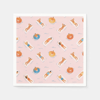 Summer Fun Pool Party napkins