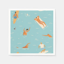 Summer Fun Pool Party napkins