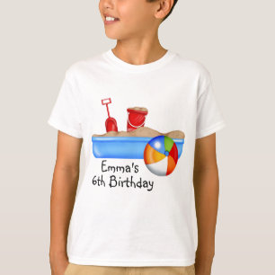 Summer Fun Sand box Beach Ball T-Shirt