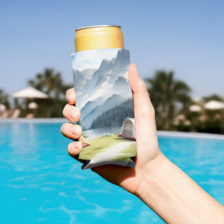 summer fun seltzer can cooler
