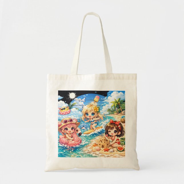 Summer fun tote bag (Front)