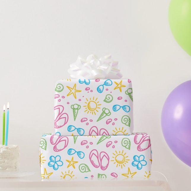 Summer Fun Wrapping Paper (Party Gifts)
