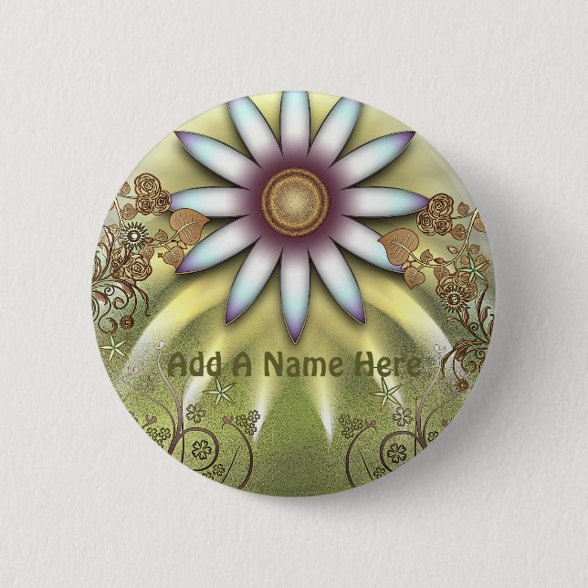 Summer Garden 6 Cm Round Badge (Front)