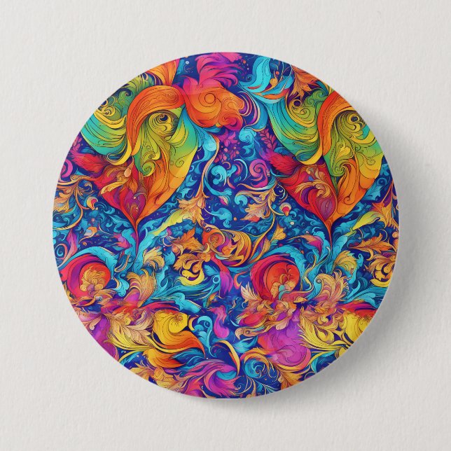 Summer Garden 7.5 Cm Round Badge (Front)
