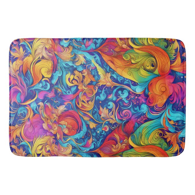 Summer Garden Bath Mat (Front)