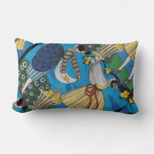 SUMMER GARDEN / BEAUTY FASHION COSTUME DESIGNER LUMBAR CUSHION