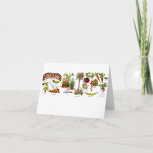 Summer Garden Botanicals Card