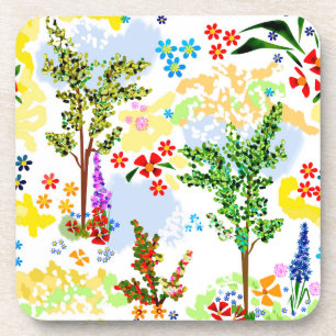 Summer garden  coaster