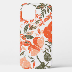 Summer Garden Deco Tile iPhone 12 Case