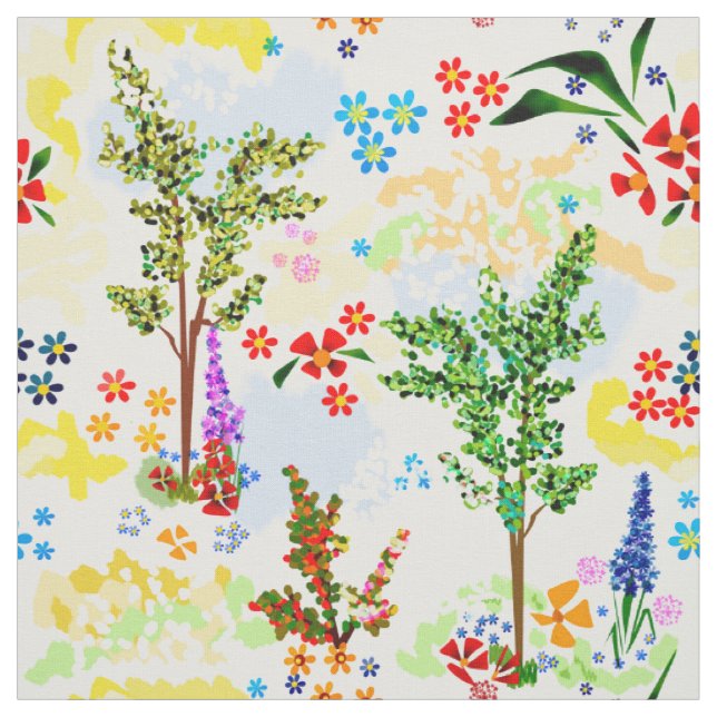 Summer garden fabric (Swatch)