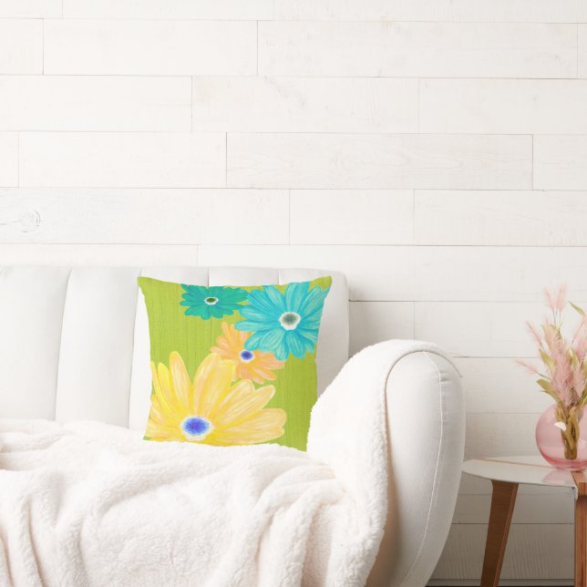  Summer Garden Floral Cushion (Couch)