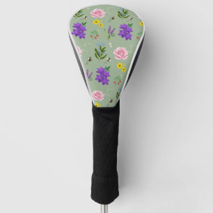 Summer Garden Floral Golf Head Cover