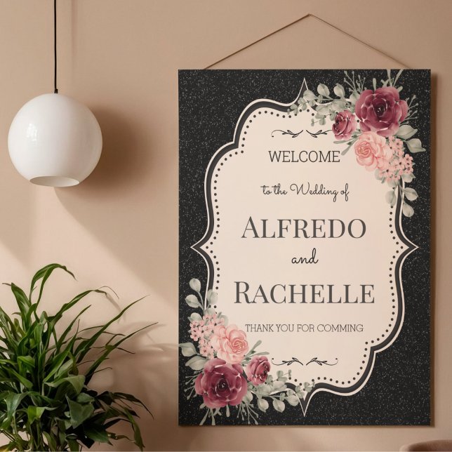 Summer Garden Floral Wedding Poster (Creator Uploaded)