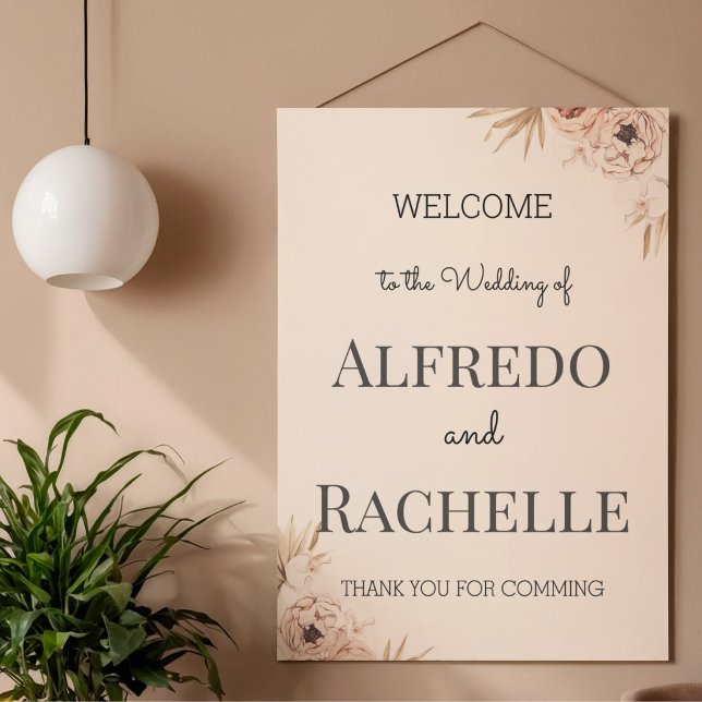 Summer Garden Floral Wedding Poster (Creator Uploaded)