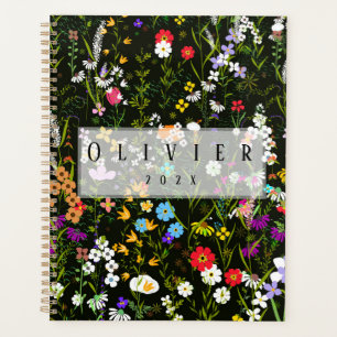 Summer garden illustration painting planner