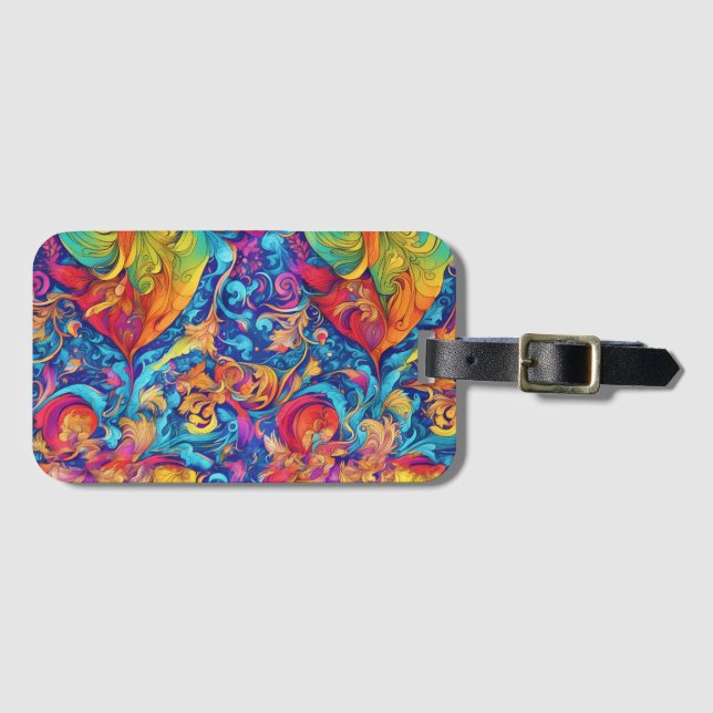 Summer Garden Luggage Tag (Front Horizontal)