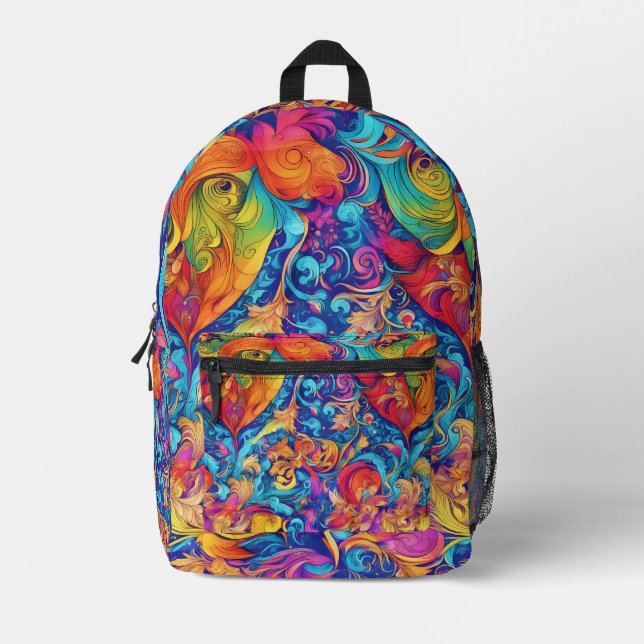 Summer Garden Printed Backpack (Front)