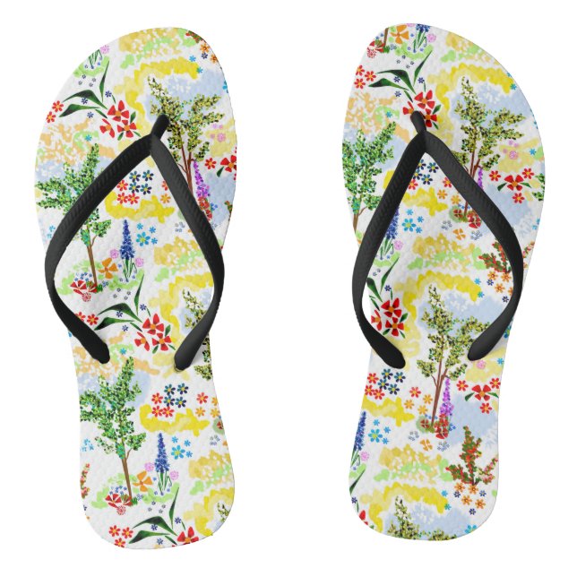 Summer garden thongs (Footbed)