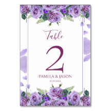 Summer Garden Watercolor Floral Wedding