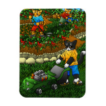 Summer Gardening Cats