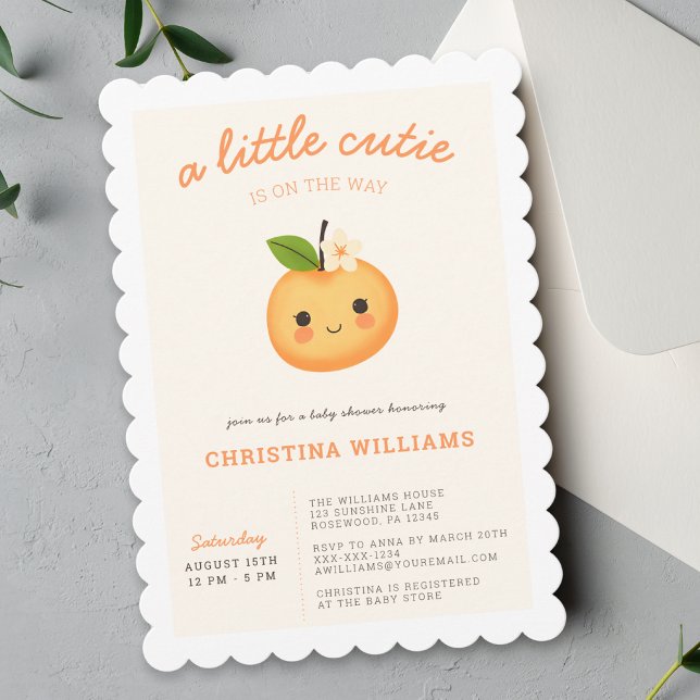 Summer Gender Neutral Baby Shower Invitation (Creator Uploaded)