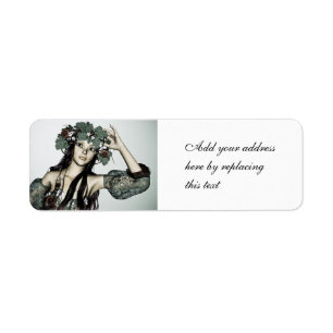Summer Girl Return Address Label