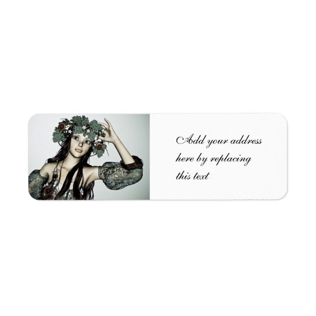 Summer Girl Return Address Label (Front)