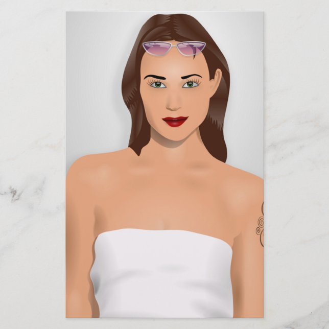 SUMMER GIRL STATIONERY (Front)