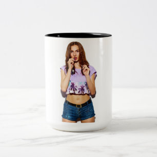 Summer Glamour Girl Coffee Mug