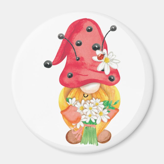 summer gnome 1 magnet (Front)