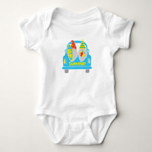 Summer Gnome Baby Bodysuit