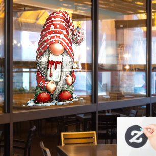 Summer Gnome Window Cling