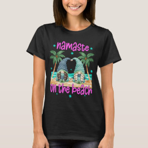 Summer Gnome Yoga Life Is Better On The Beach Cute T-Shirt