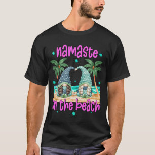 Summer Gnome Yoga Life Is Better On The Beach Cute T-Shirt