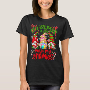 Summer Gnomes Hanging With My Gnomies For Christma T-Shirt
