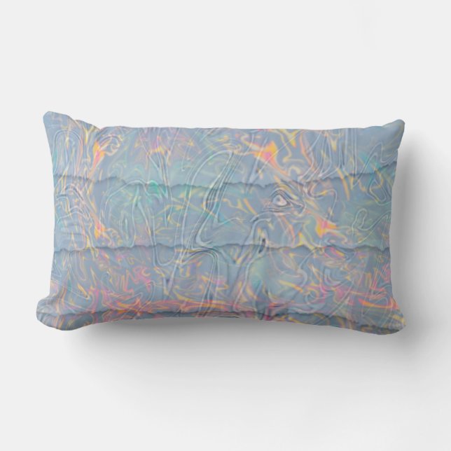 Summer Go With The Flow Pattern Lumbar Pillow (Front)