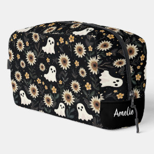 Summer Goth Ghosts and Sunflowers Spooky Dopp Kit