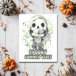 Summer goth Spooky Summer Vibes  Postcard