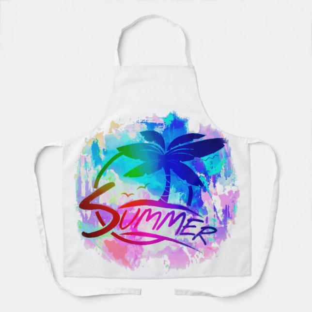 Summer graphic  apron (Front)