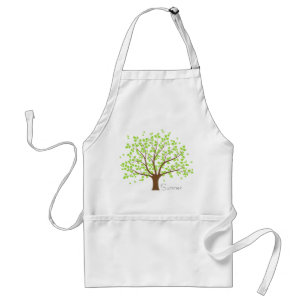 Summer Green Tree Standard Apron