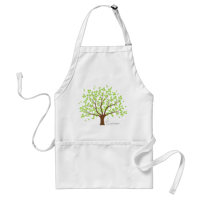 Summer Green Tree Standard Apron (Front)