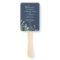 Summer Greenery Navy Wedding Program Fan