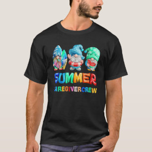 Summer Grome Caregiver Crew American Nurse 4th Of T-Shirt