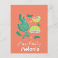 Summer Guava and Greenery Tropical Illustration