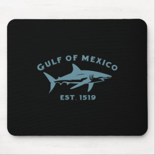 Summer Gulf Of Mexico Forever 1519 Shark Golfo De  Mouse Pad