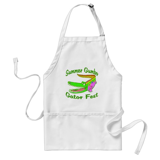 Summer Gumbo Gator Fest Standard Apron (Front)