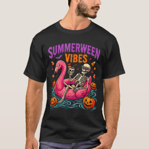Summer halloween skeleton costume spooky T-Shirt