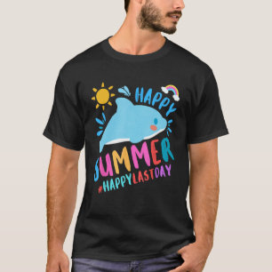 Summer Happy Last Day of School Student Kids Dolph T-Shirt