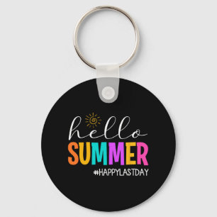 Summer Happy Last Day School Teacher Student 1  Key Ring