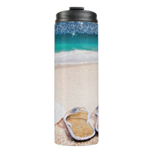 Summer Hats and Flip Flops Thermal Tumbler